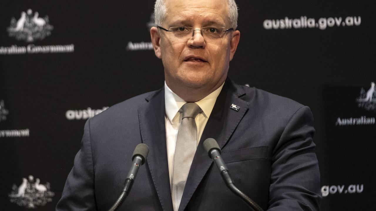 Scott Morrison today. Picture: Gary Ramage