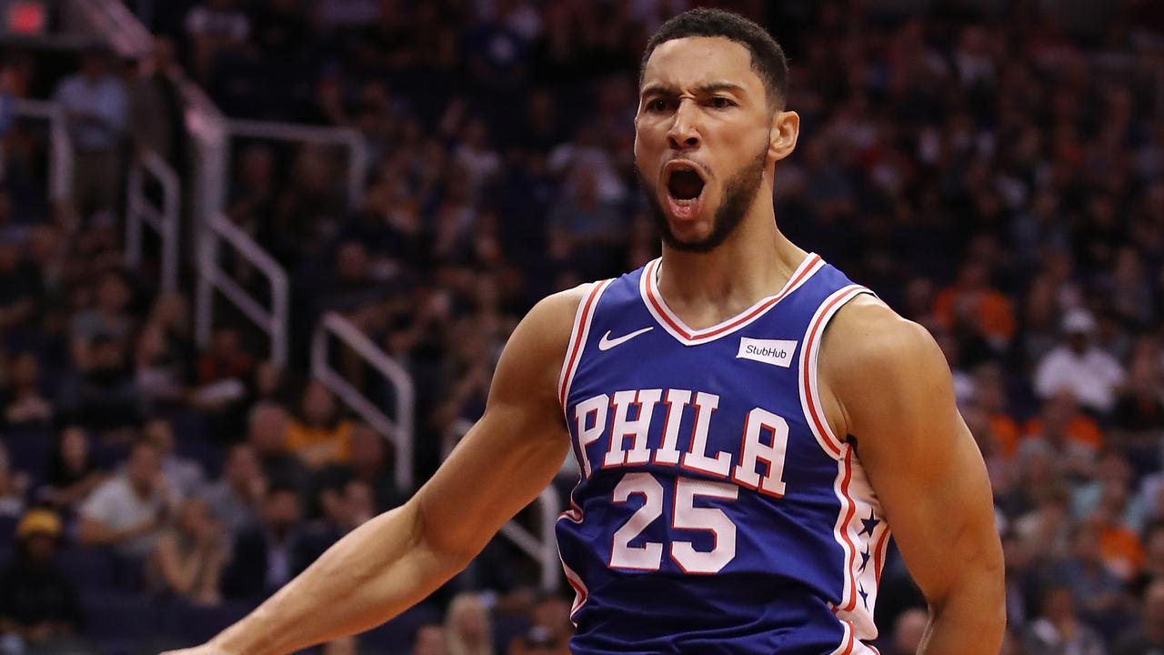 Ben Simmons was at his aggressive best. (Photo by Christian Petersen/Getty Images)