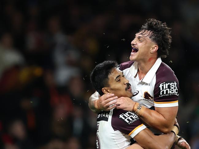 The Broncos survived their first test without Adam Reynolds following a bicep injury, stunning Parramatta with some moments of magic. Picture: Getty Images