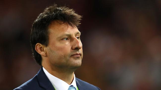 Laurie Daley cuts a forlorn figure after Origin III.