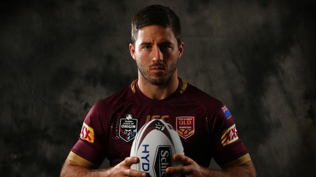 Ben Hunt continued to show his skills as a hooker for Queensland during Origin III. Picture: Adam Head