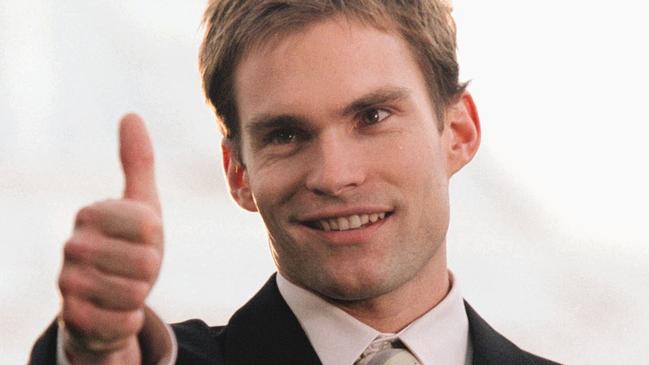 Actor Seann William Scott  in scene from film "American Pie: The Wedding"./Films/Titles/American/Pie/The/Wedding