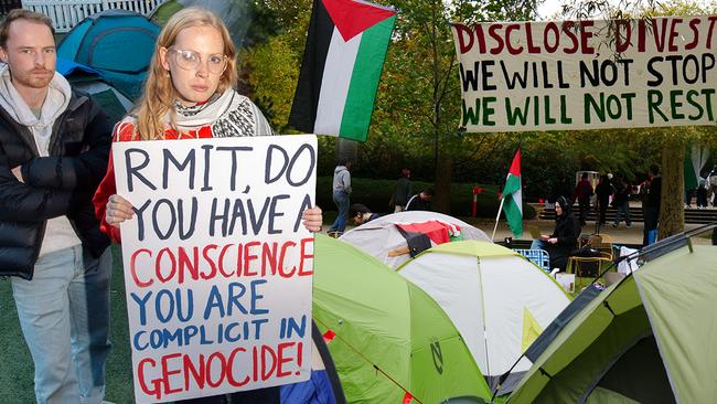 Pro-Palestine supporters have set up camp at five Victorian universities in recent days as global student activism ramps up across the globe. This is everything you need to know about the encampments: Picture: Herald Sun