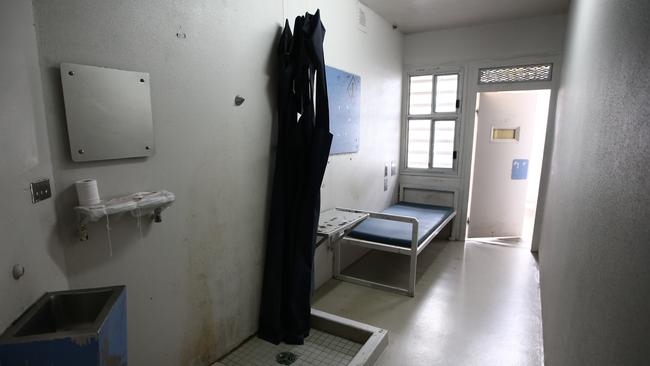 A prison cell, like this at Silverwater Correction Centre, is one-time corporate high flyer Oliver Curtis’s home until June next year. Picture: Tim Hunter