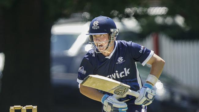 Berwick cricketer Lachlan Brown has taken two hat-tricks in the past two weeks. Picture: Valeriu Campan