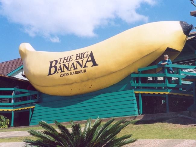 The collision happened just metres from the Big banana tourist attraction in Coffs Harbour.