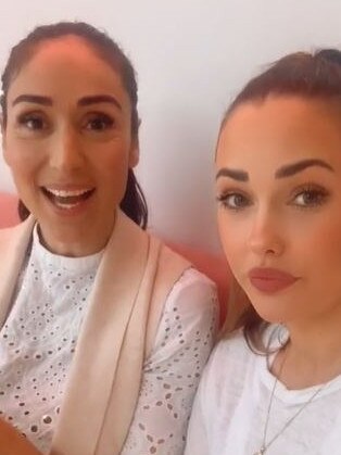 Daniela and Jade Milos opened their Brisbane beauty salon during lockdown. Photo: Supplied