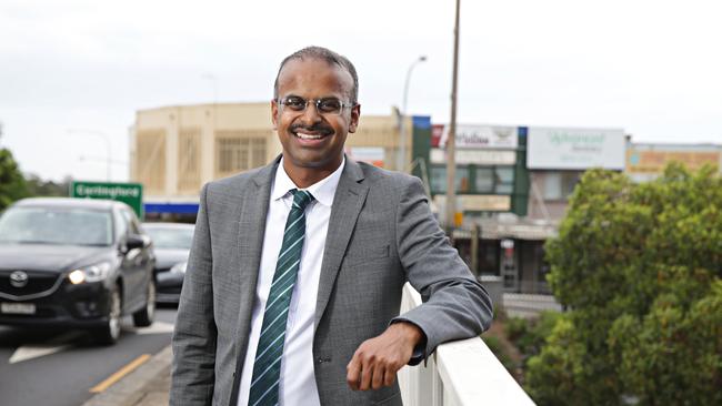 New Labor Candidate for the Epping Alan Mascarenhas has hit out at the State Government over the Cherrybrook Priority Precinct. Picture: AAP/Adam Yip