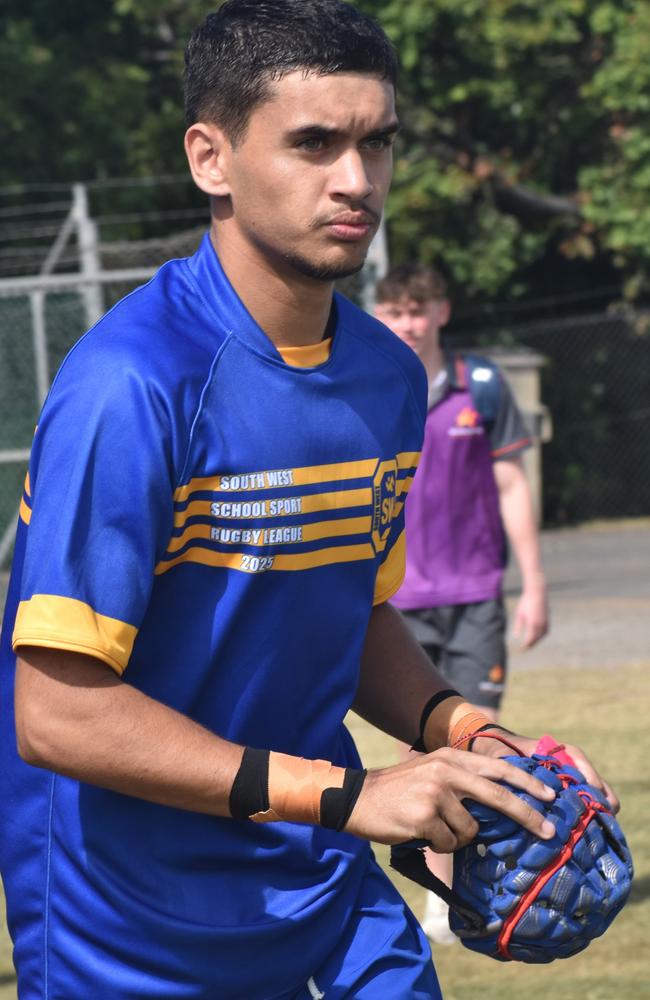 Faces of the Queensland School Sport rugby league state championships at Marley Brown Oval, Gladstone, on May 17, 2025.