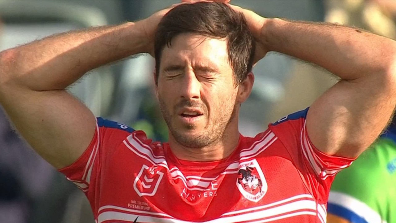 You can never say Ben Hunt doesn't care. Photo: Fox Sports