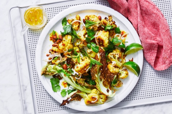 Cracking roasted cauliflower salad