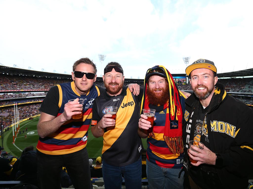 Crows fansCrows fans at the MCG. Picture: Robert Cianflone/AFL Media/Getty Images