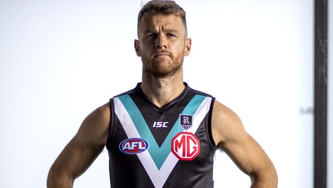 Robbie Gray has signed a one-year contract extension with Port Adelaide. Picture: AAP Image/Kelly Barnes