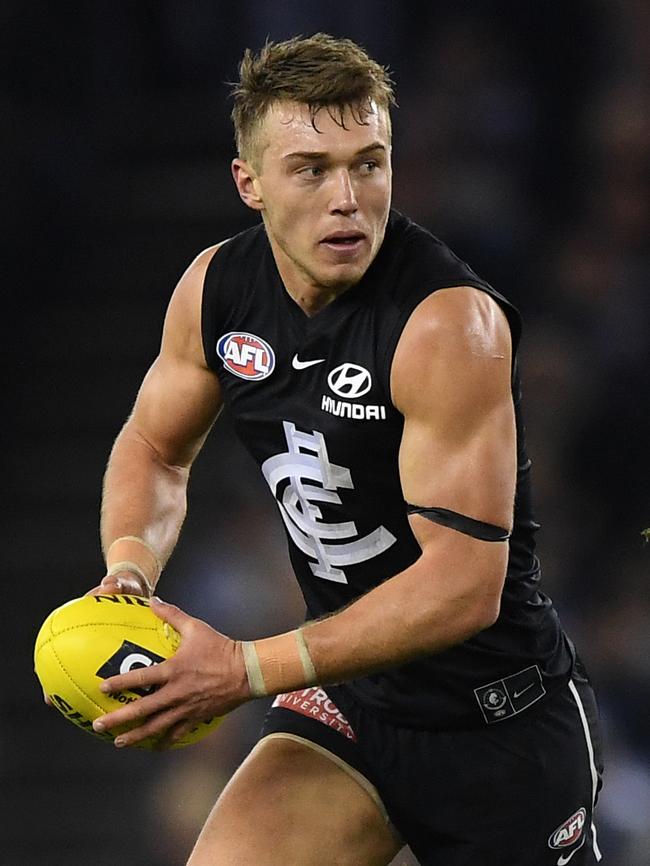 Patrick Cripps is among the Brownlow favourites. Pic: AAP