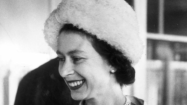 Queen Elizabeth II opens the Royal Children’s Hospital in Melbourne during a 1963 visit.