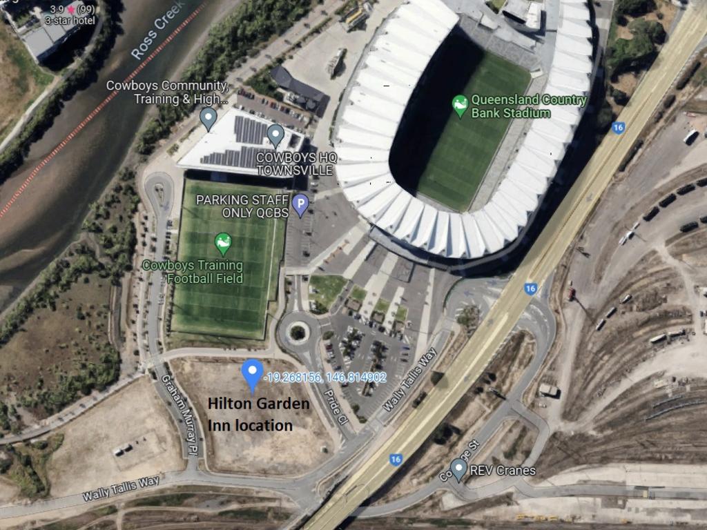 Location for the new Hilton Garden Inn. Picture: Google Maps.