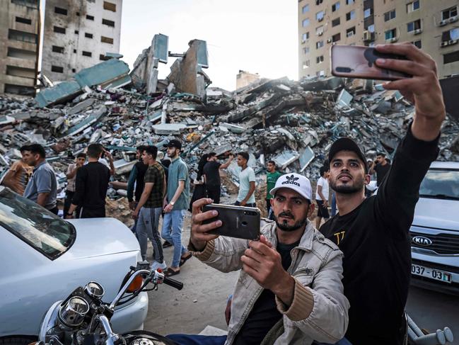 A ceasefire between Israel and Hamas, the Islamist movement which controls the Gaza Strip, appeared to hold today after 11 days of deadly fighting that pounded the Palestinian enclave and forced countless Israelis to seek shelter from rockets. Picture: AFP