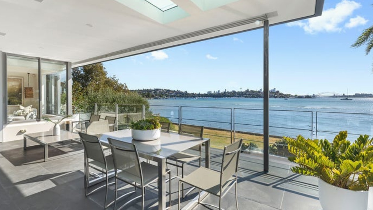 12 Dumaresq Rd, Rose Bay, which has had a $20m price drop, has incredible harbour views.