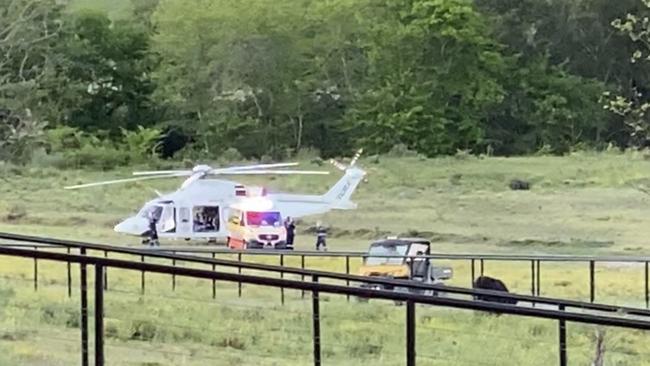 The accident scene at Mount Hunter.