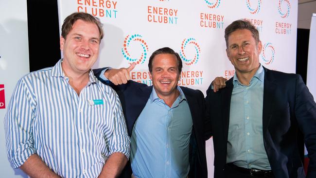 Empire Energy's Alex Underwood, Tamboran Resources investor Bryan Sheffield and Tamboran Resources chief executive Joel Riddle.