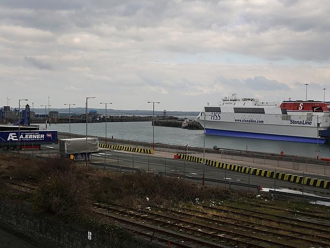 No longer busy ... the port of Holyhead. Picture: Ella Pellegrini