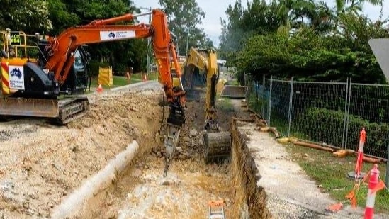 Some suburban streets were ripped up over the past year to put in culverts. In Logan, there are still streets that are yet to be completed. Picture: Contributed