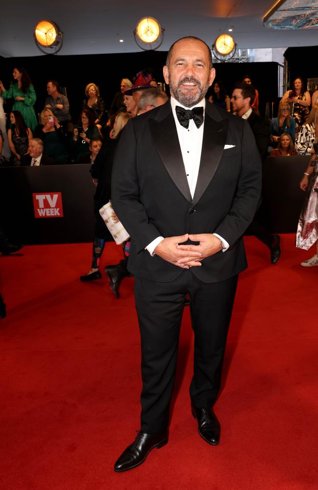Guillaume Brahimi on the red carpet for the Logies at the Star in Pyrmont. Picture: Damian Shaw