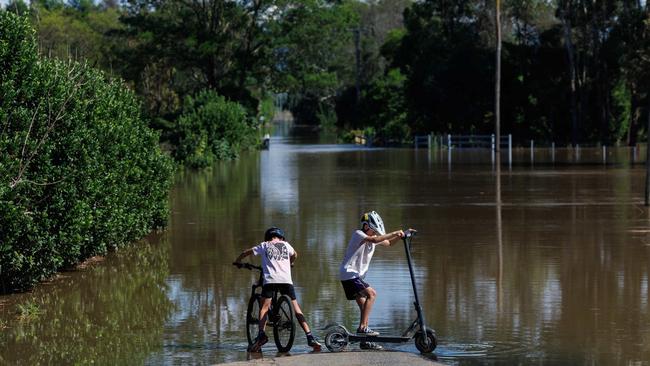 Heavy rains this week have caused flooding in the Pitt Town and Windsor region.Picture: NCA NewsWire / David Swift