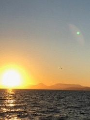 Jenny Morrison photographed this UFO with her iPhone, off Fitzroy Island.