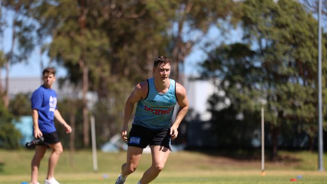 Kade Dykes‘ pre-season ended abruptly. Picture: Supplied by Sharks