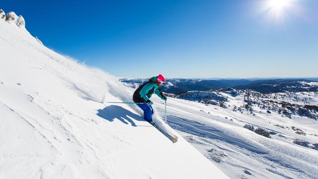 Skiing in Perisher. Picture: Destination NSW