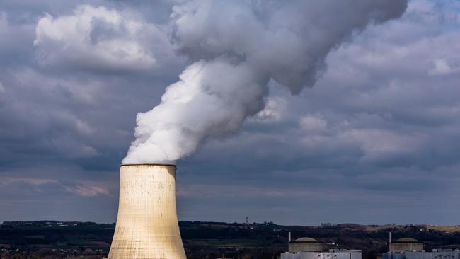 A cooling tower at the Golfech Nuclear Power Plant in France. Picture: Getty