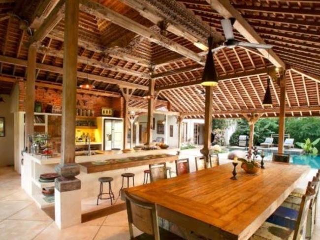 High-end Bali meets comfortable family home at the Villa Aalaya. Picture: Airbnb