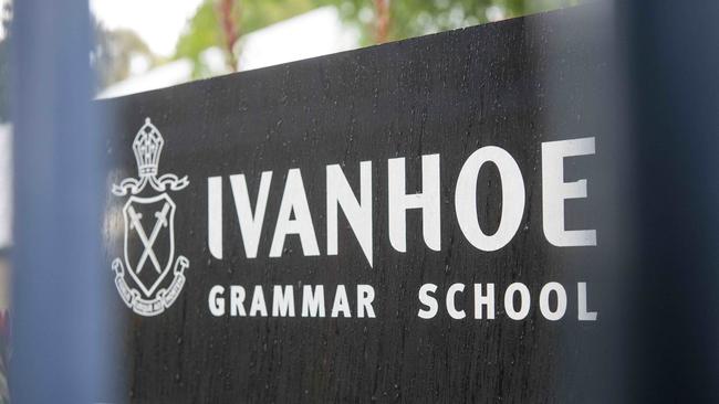 Ivanhoe Grammar has seen a ‘significant’ impact on enrolments because of COVID-19. Picture: Eugene Hyland