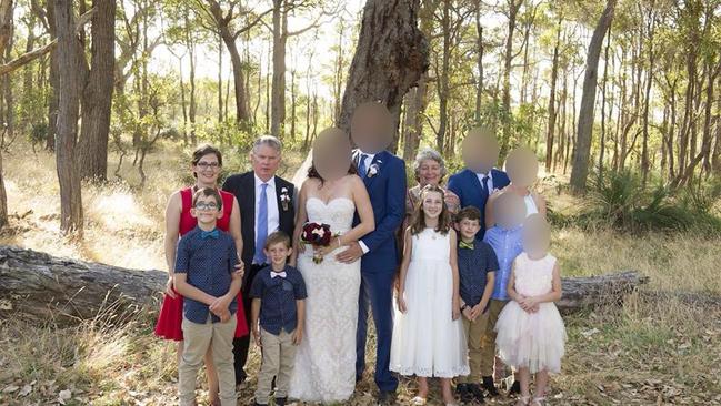 Police are investigating the deaths of seven people in a suspected murder-suicide at the property in Osmington, east of Margaret River.Back row L-R - Woman in red dress, Katrina Miles, 35. Peter Miles,  61, Cynda Miles, 58Kids left to right: Rylan Cockman, 12, Kayden Cockman, 8, Taye Cockman, 13 (girl), Ayre Cockman, 10