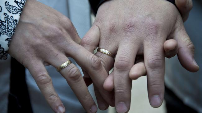 No religious group or racial minority is denied the right to marry. Picture: AFP photo/Martin Bernetti