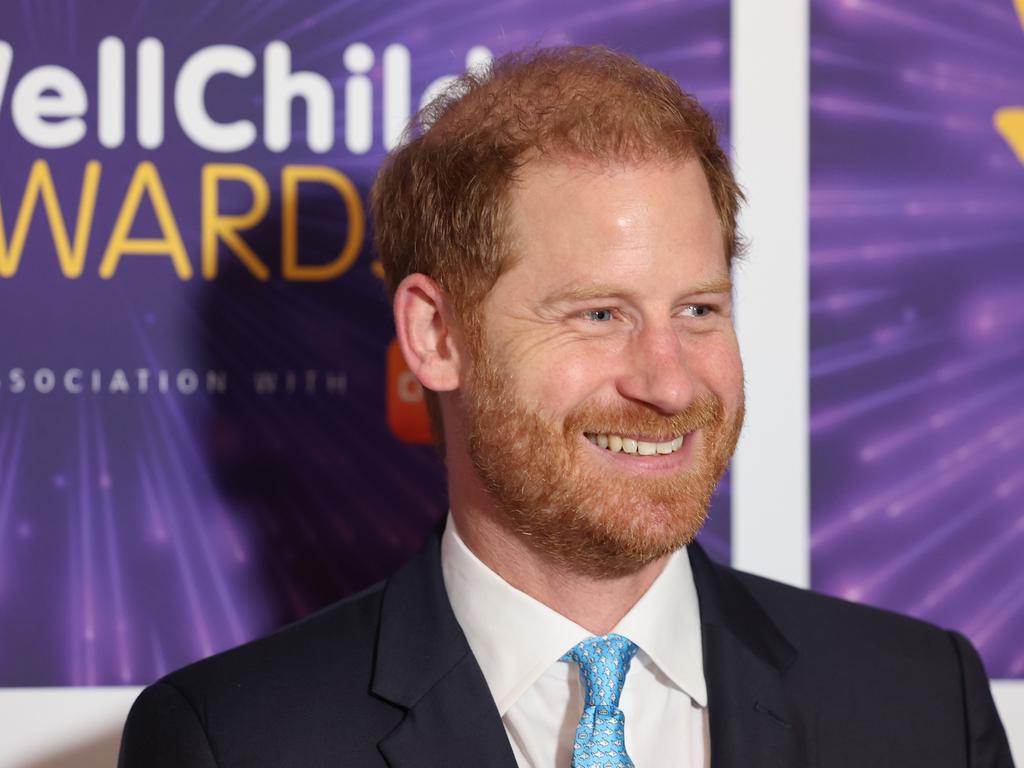 Prince Harry makes a return to the UK for the 2024 Wellchild Awards in London. Picture: Chris Jackson/Getty Images