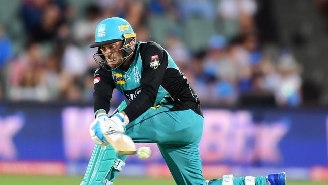 Brendon McCullum of the Heat will be looking to finish his Big Bash career with a bang