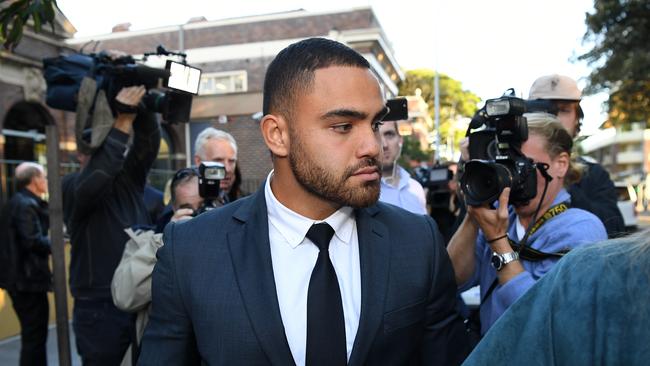 Dylan Walker was found not guilty by the courts on Friday. (AAP Image/Joel Carrett) 