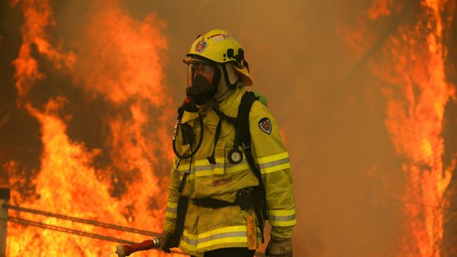 Wild bushfires have ravaged parts of the midcoast of NSW. Picture: Jane Dempster/The Australian