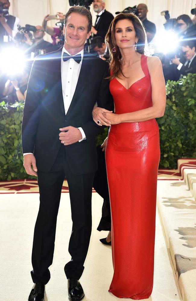 Rande Gerber and Cindy Crawford have been Met Gala regulars for years. Picture: AFP