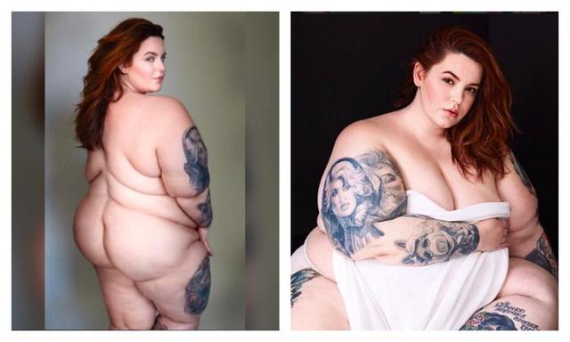 Pregnant Tess Holliday is proud of her curves. 