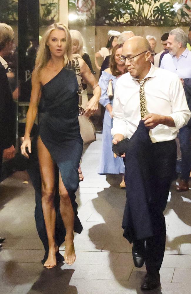 Charlie Teo and Traci Griffiths leaving a Gala event in Sydney. Picture: Media Mode