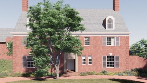 Slight tweaks will likely be made to the main building’s facade, including a revised front entry way and the removal of dark window fittings. Picture: supplied