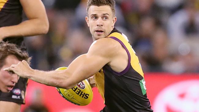 Brett Deledio is interested in heading to Geelong. Picture: Michael Klein