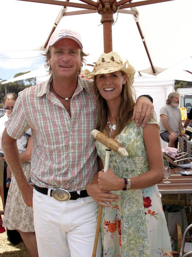 Will and Celia Burrell at Portsea Polo