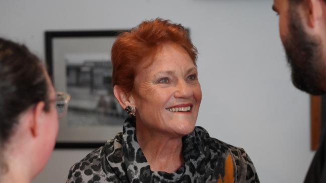 One Nation leader Pauline Hanson.