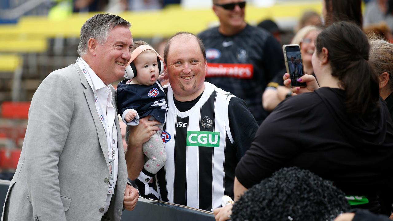 Eddie Everywhere in the house. Picture: AFL Photos/Getty Images