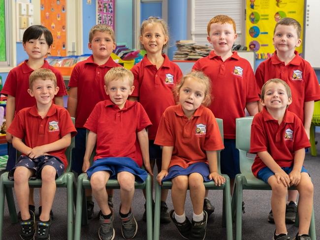 Glenwood State School Prep 2023Back row (l-r) Leo, Jimmy, Suraya, Riivr, HarryFront row (l-r) Ivar, Flynn, Hailey, Noah Picture: Christine Schindler