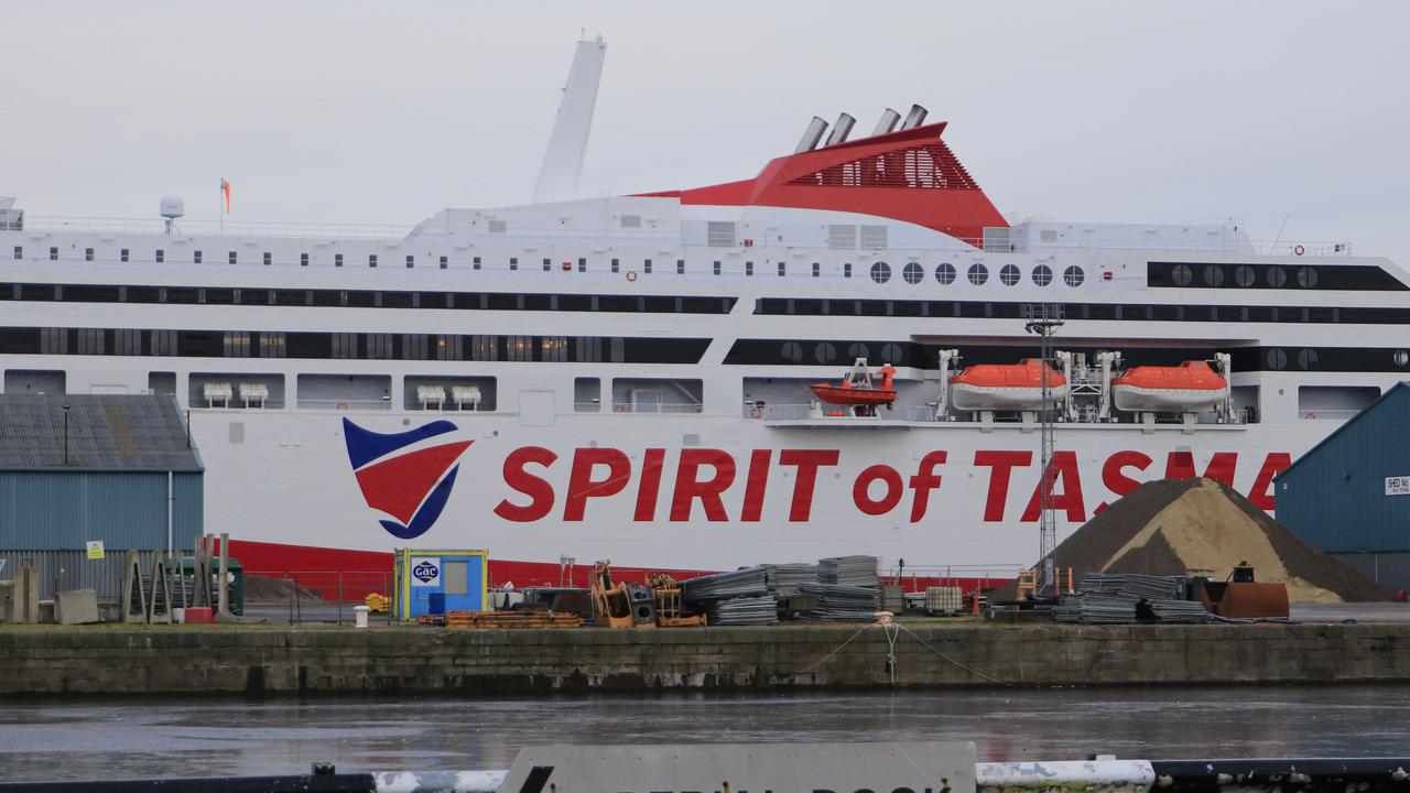 Spirit of Tasmania IV docked in Leith Scotland. Picture: Tyson Scott